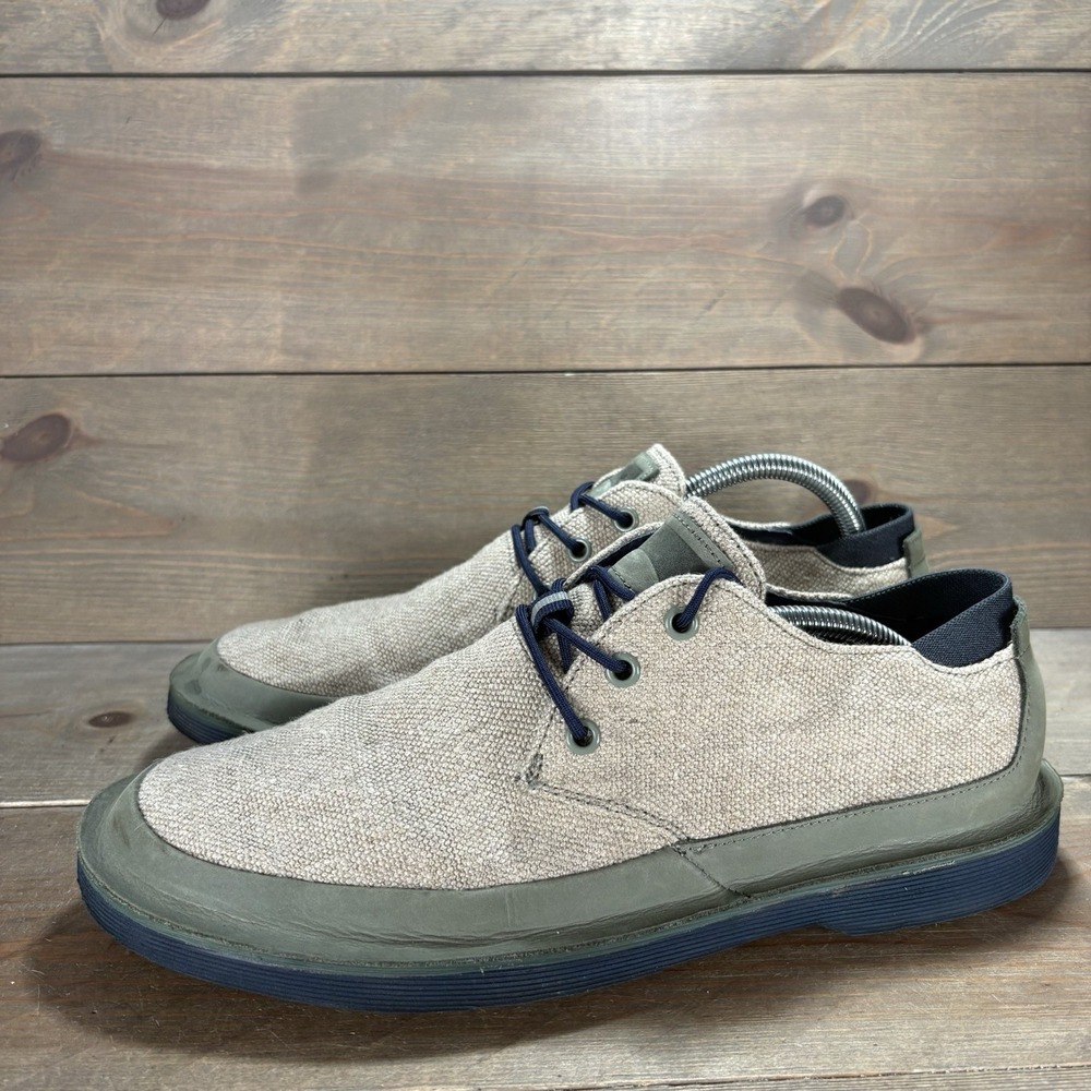 camper morrys mens size 41 shoes brown canvas comfort oxfords